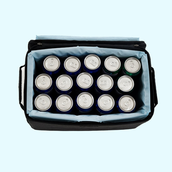 30 cans inside a Nutshell Cooler